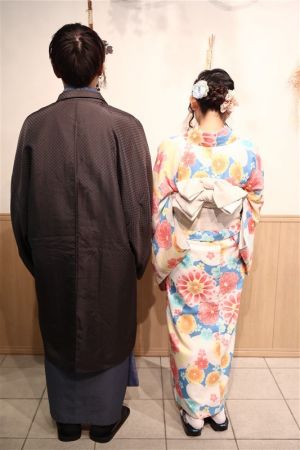 男性着物