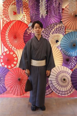 男性着物