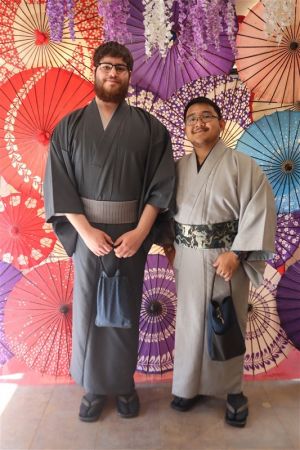 男性着物