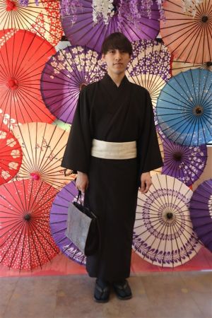 男性着物
