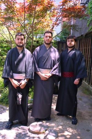 男性着物