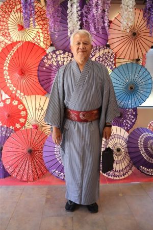 男性着物