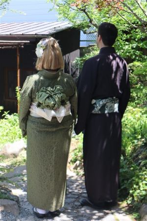 男性着物