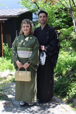 男性着物
