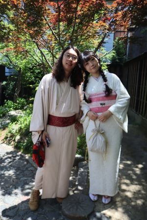 男性着物