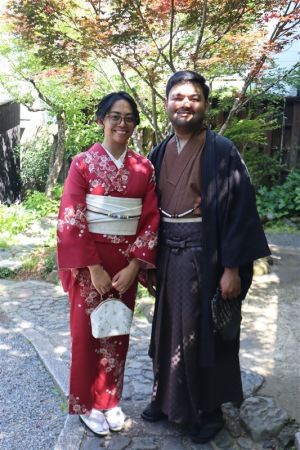 男性着物