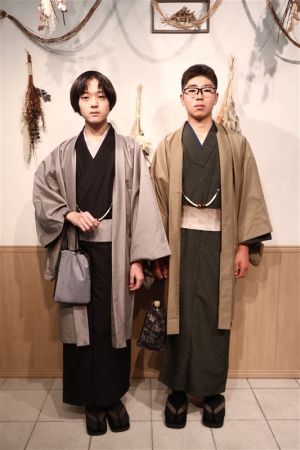 男性着物