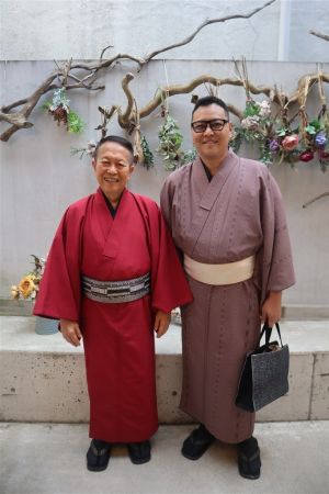 男性着物