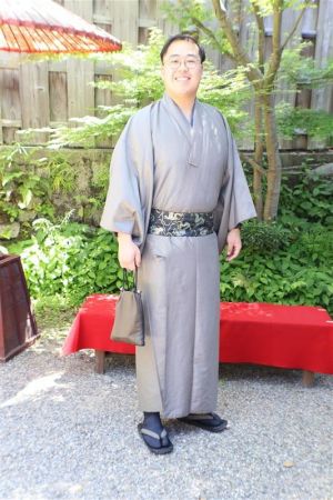 男性着物