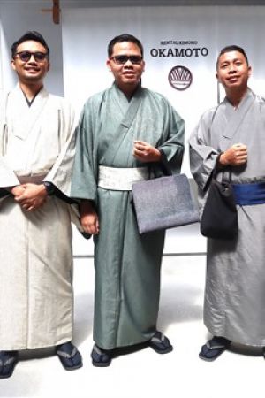 男性着物