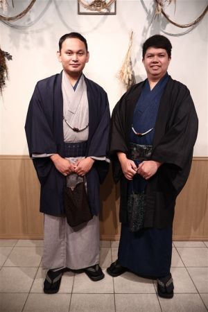 男性着物