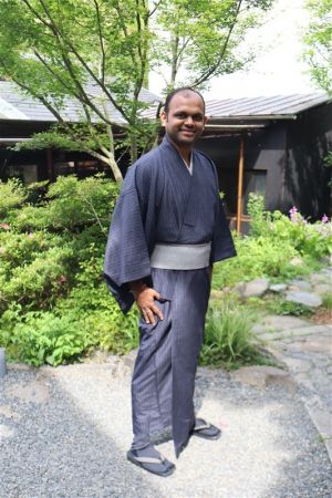 男性着物