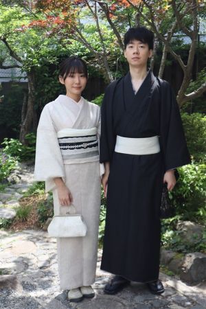 男性着物