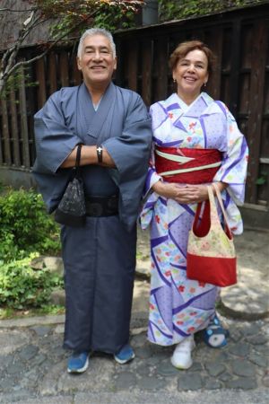 男性着物
