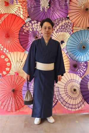 男性着物