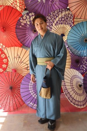 男性着物