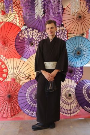 男性着物