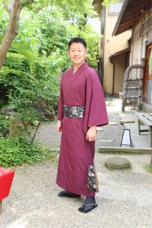 男性着物