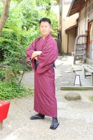 男性着物