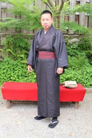 男性着物