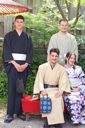 男性着物
