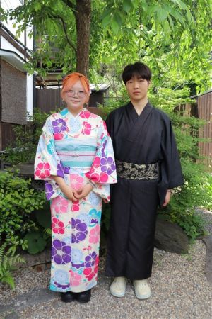 男性着物