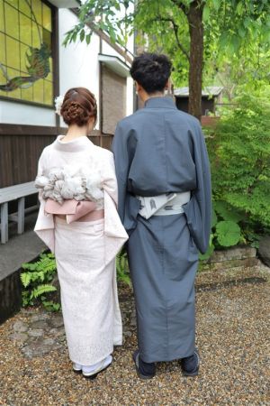 男性着物