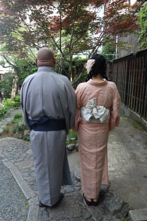 男性着物