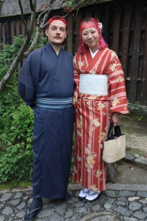 男性着物