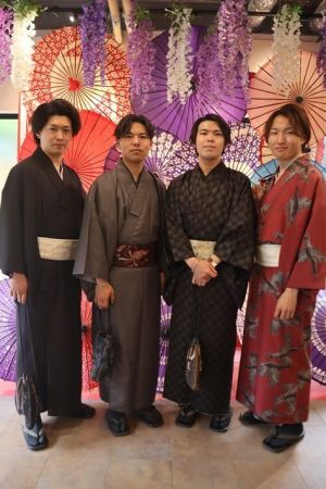 男性着物