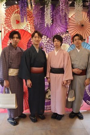 男性着物