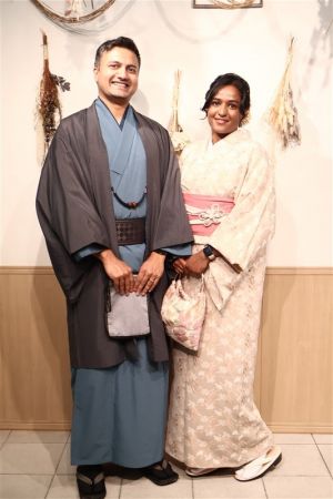 男性着物