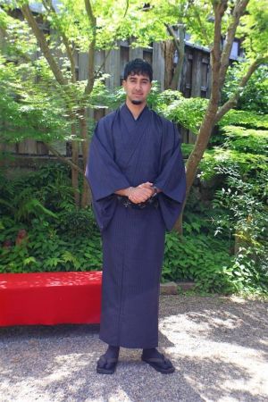 男性着物