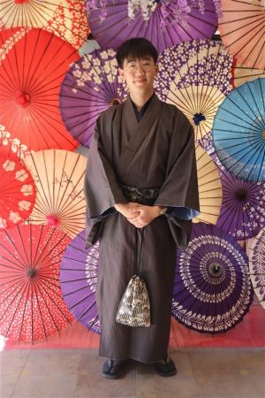 男性着物