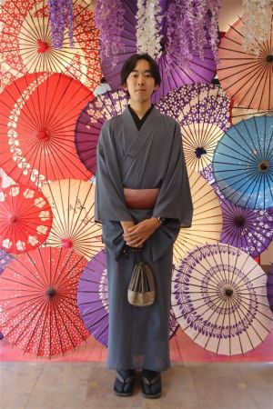 男性着物