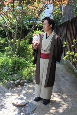 男性着物