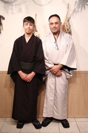 男性着物