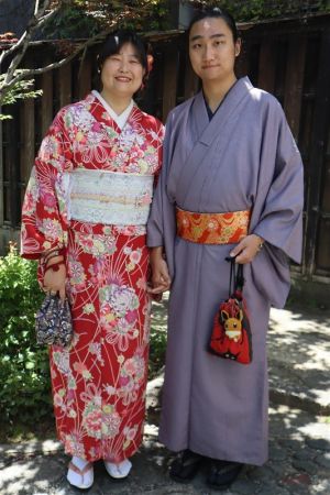 男性着物