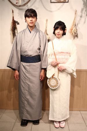 男性着物