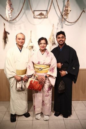 男性着物