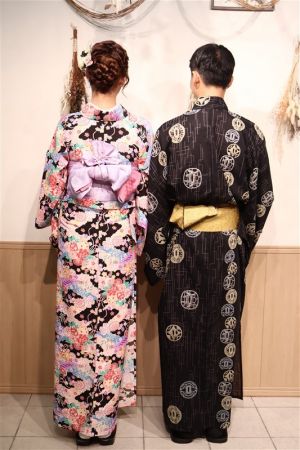 男性着物