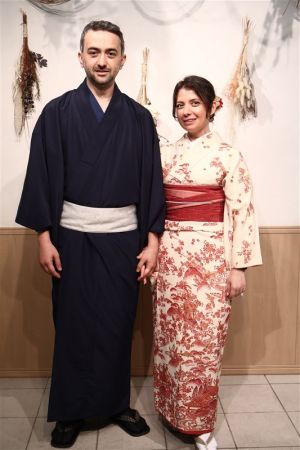 男性着物