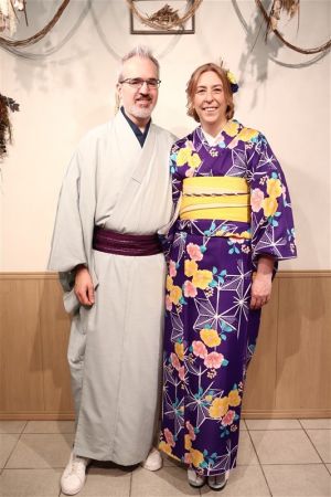 男性着物