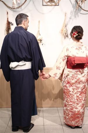 男性着物