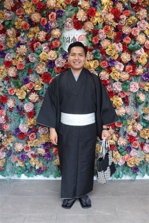 男性着物