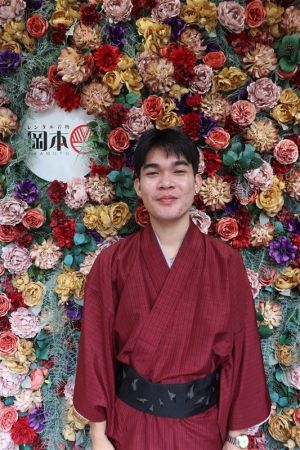 男性着物