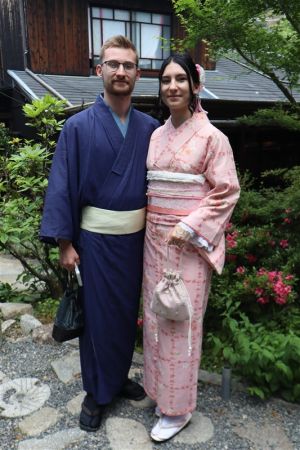男性着物
