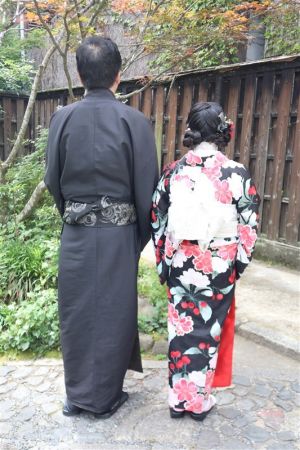 男性着物