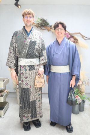 男性着物
