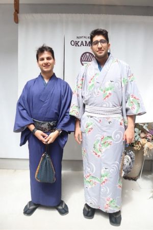 男性着物